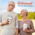 thumbnail image 2 of Personalized Retirement Tumbler 20oz Custom Name Cup "A Wise Woman Once Said I'm Outta Here" Perfect Retirement Gift for Best Friend, Boss Happy Retirement Party Decor, 2 of 6