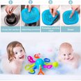 thumbnail image 5 of Shower Drain Hair Catcher, Durable Silicone Shower Drain Covers Hair Stopper with Suction Cup, Easy to Install Suit for Bathroom,Bathtub and Kitchen 3PACK (Black), 5 of 5