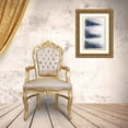 thumbnail image 3 of Lee, Judson 13x18 Gold Ornate Wood Framed with Double Matting Museum Art Print Titled - Brushed Triangles I, 3 of 4