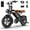 Black+Brown, variant on Tamobyke T16 Electric Bike for Teens & Adults, 750W 28MPH, 16" x 4.0" Fat Tire E Mountain Bike, 48V 15.6Ah, Class 3,UL2849 Certified