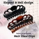 thumbnail image 5 of Pinzas para el pelo extragrandes para mujer (negras x 2), pinzas para el pelo gruesas, largas y rizadas, antideslizantes, pinzas gigantes resistentes para peinados franceses, 5,8 pulgadas de largo, 5 of 5