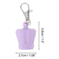 thumbnail image 2 of Unique Bargains 1 Pc Crown Lip Gloss Keychain Cap Purple Silicone, 2 of 5