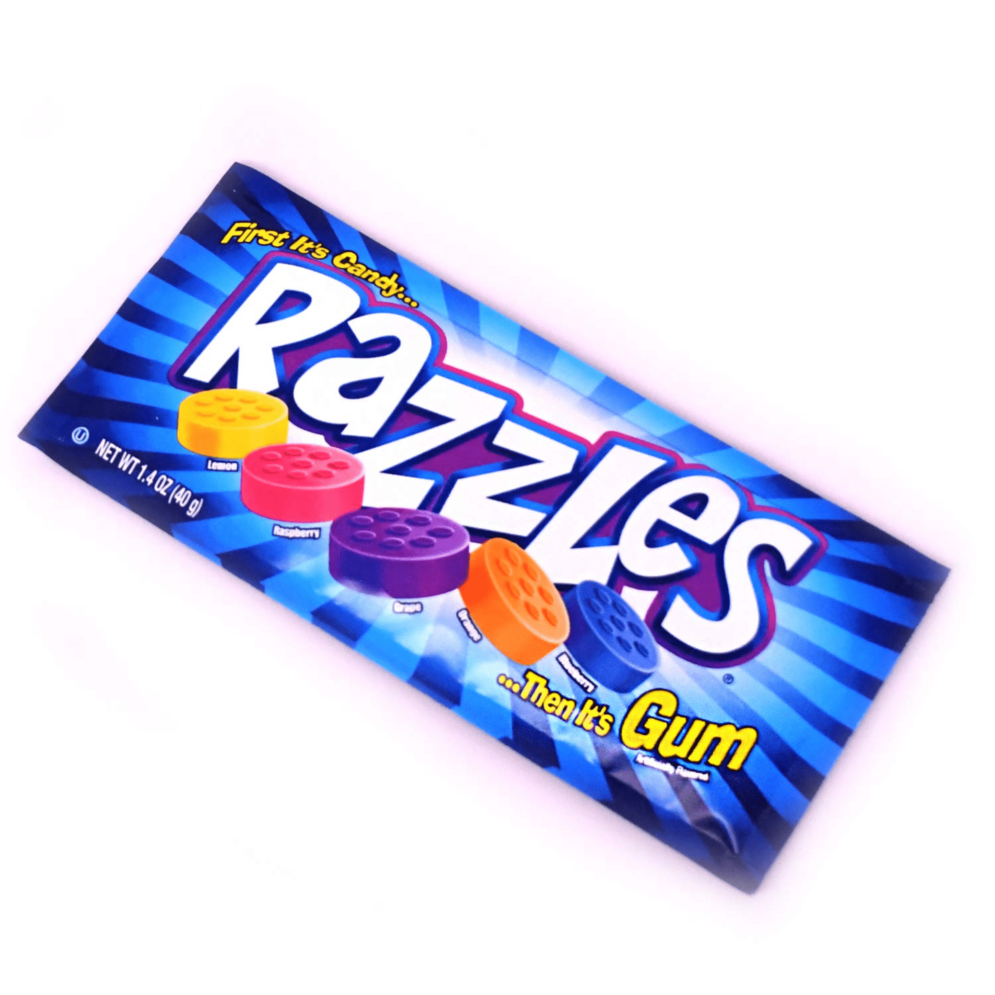 Razzles ORIGINAL Flavor Candy Gum 1.4 Ounce (Pack of 24)