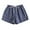 Navy, variant on Lenpel Pajama Shorts for Women Casual Elastic Waist Drawstring Printed Soft Cotton Lounge Shorts Sleep Pj Bottoms