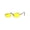 Gold Yellow, variant on Mens Pop Color Lens Pimp Narrow Rectangular Metal Rim Sunglasses Gold Pink