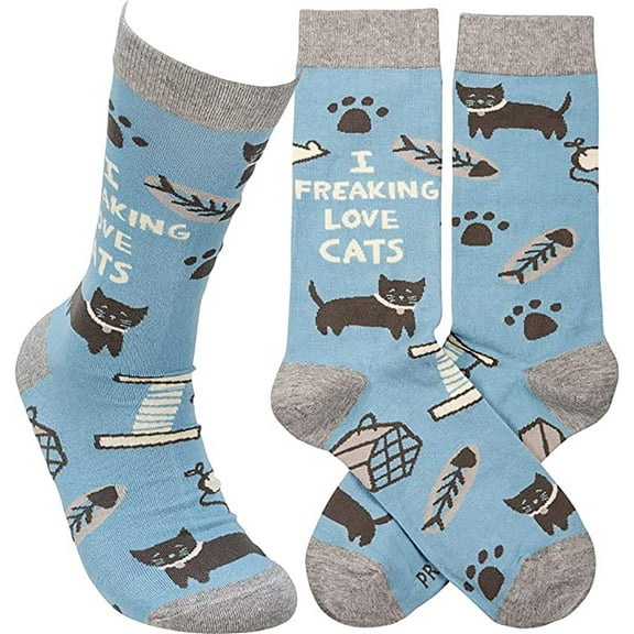 Primitives by Kathy 113730 - I Freaking Love Cats Socks