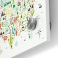 thumbnail image 2 of Epic Art 'Illustrated USA' by Michael Mullan, Acrylic Glass Wall Art, 24"x36", 2 of 3