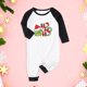 thumbnail image 5 of Pijamas Navideñas Pantalones superiores de manga larga con estampado de dibujos animados estilo navideño familiar Kuymtek Negro*T 3 M*Bebé Única para Unisex, 5 of 7