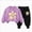 Purple 0726, variant on Kids Toddler Baby Girl Fall Winter Clothes 2T 3T 4T 5T 6T 7T 8T Waffle Knit Long Sleeve Pullover Sweatshirt Top and Pants 2PCS Outfits Set Fall Winter Set for Red Size 3-4 Years