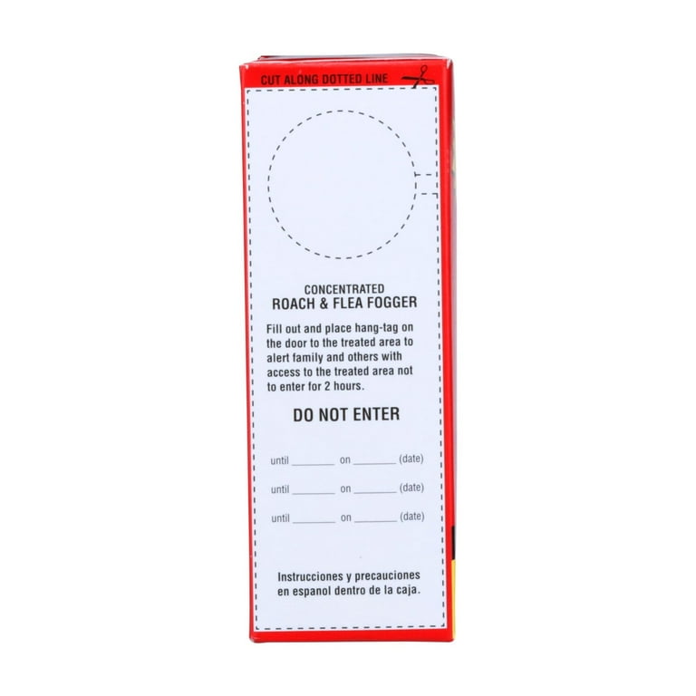 Bengal Concentrated Roach and Flea Fogger, Odorless Mess-Free Dry Fog, 4 Count, 2.7 oz Aerosol Cans