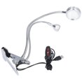 thumbnail image 2 of Clip Desk Lamp 10 Gear Adjustable LED Double Head Gooseneck Table Lamp Reading Lamp for Bedroom, 2 of 5