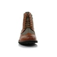 thumbnail image 3 of Polar Fox Manchester MPX806076 Classic Wing-Tip Plaid Dress Boots, in Whisky, Men's Size 11, 3 of 8