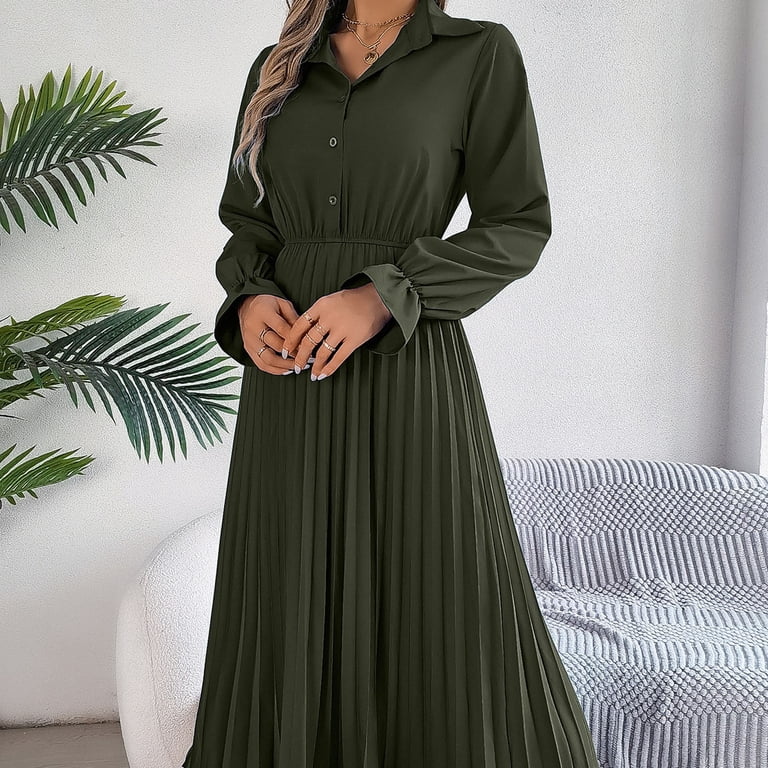 Women Spring Boho Maxi Dress 2024 Long Sleeve V Neck Swiss Dot Smocked Tie  Waist A-Line Ruffle Casual Tiered Chiffon Flowy Long Dress - Walmart.com