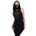 thumbnail image 2 of Sylvamorning T-Shirt Femme Imprimé Squelette Sans Manches à Capuche avec Masque, 2 of 9
