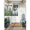 thumbnail image 4 of Welcome Winter House Flags for Outdoor Decoration, Christmas Watercolor Forest Large Yard Flag, Decorative Xmas Seasonal Farmhouse Holiday Outside Decor 28x40 Inch Vertical Double Sided, 4 of 6