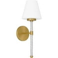 thumbnail image 7 of Quoizel Andrea 1-Light Brushed Gold Wall Sconce, 7 of 7