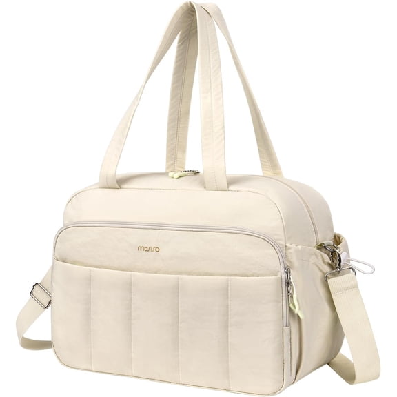 MOSISO Gym Bag for Women, Travel Duffle Weekender Overnight Workout Carry on Small Tote Sport Gym Duffle Bag with Shoe Compartment&Wet Pocket&Quilted Pocket for Fitness, Yoga, Weekend