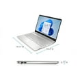 thumbnail image 5 of HP 15 15.6" Touchscreen FHD Business Laptop Computer, 12th Gen Intel 10-Core i7-1255U, 32GB DDR4 RAM, 2TB PCIe SSD, 802.11AC WiFi, Silver, Bluetooth, Windows 11 Home S, 5 of 6