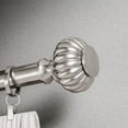 thumbnail image 2 of Better Homes & Gardens 1" Brushed Nickel Knob Adjustable Single Curtain Rod Set, 120"-180", 2 of 7