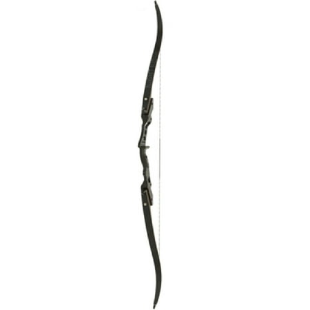 October Mountain Night Ridge ILF Recurve Bow Black 60 in. 50 lbs. RH