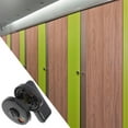 thumbnail image 4 of HAMPPLIES 3Pcs Privacy Locks Bolt Black Door Knob Lock For Commercial Use Plastic Design, 4 of 8