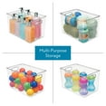 thumbnail image 5 of iDesign Plastic Kitchen Cabinet Organizing Bin, 12" L X 8" W, Clear, 5 of 6