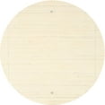 thumbnail image 1 of Ahgly Company Machine Washable Indoor Round Contemporary Peach Beige Area Rugs, 6' Round, 1 of 7