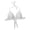 White, variant on Women Beach Top Push Up Swimsuit Top Solid Color Swimsuit Bra Bathing Suit Top