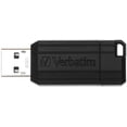 thumbnail image 1 of Verbatim PinStripe 128GB USB 2.0 Flash Drive, Black 49071, 1 of 6
