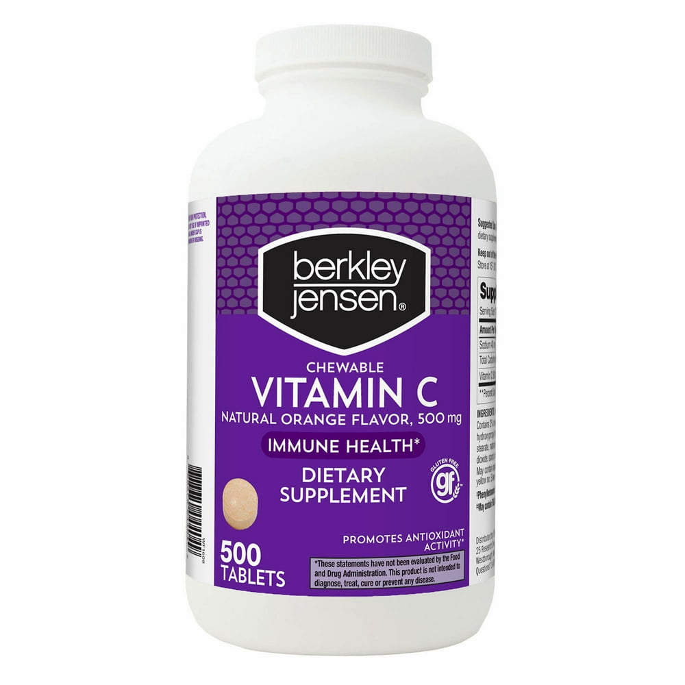 Product of Berkley Jensen Vitamin C Chewable, 500 ct. [Bulk Savings