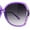 Purple / Smoke, variant on Womens Chic Butterfly Oversize Sunglasses Black Smoke