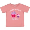 thumbnail image 3 of Inktastic World's Sweetest Big Sister Girls Baby T-Shirt, 3 of 5