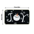 thumbnail image 3 of Anydesign Felpudo Navideño Felpudo Blanco Y Negro Con Muñeco De Nieve Y Copos De Nieve Con Base Antideslizante De Goma Felpudo Decorativo Navideño Para Interior Y Exterior, Cocina Y Dormitorio, 3 of 6
