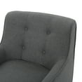 thumbnail image 6 of GDF Studio Fontinella Mid Century Charcoal Fabric Arm Chair, 6 of 12