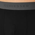 thumbnail image 4 of SCHIESSER Bóxers para hombre, paquete de 3 - «95/5», bañadores, algodón elástico, cintura con logotipo Negro XL (X-Large), 4 of 5