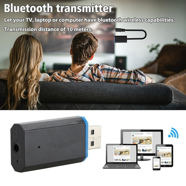 Achetez TX35 Bluetooth 5.2 Transmetteur un Pour Deux Adaptateurs Audio Sans  Fil Pour L'ordinateur PS4 TV de Chine