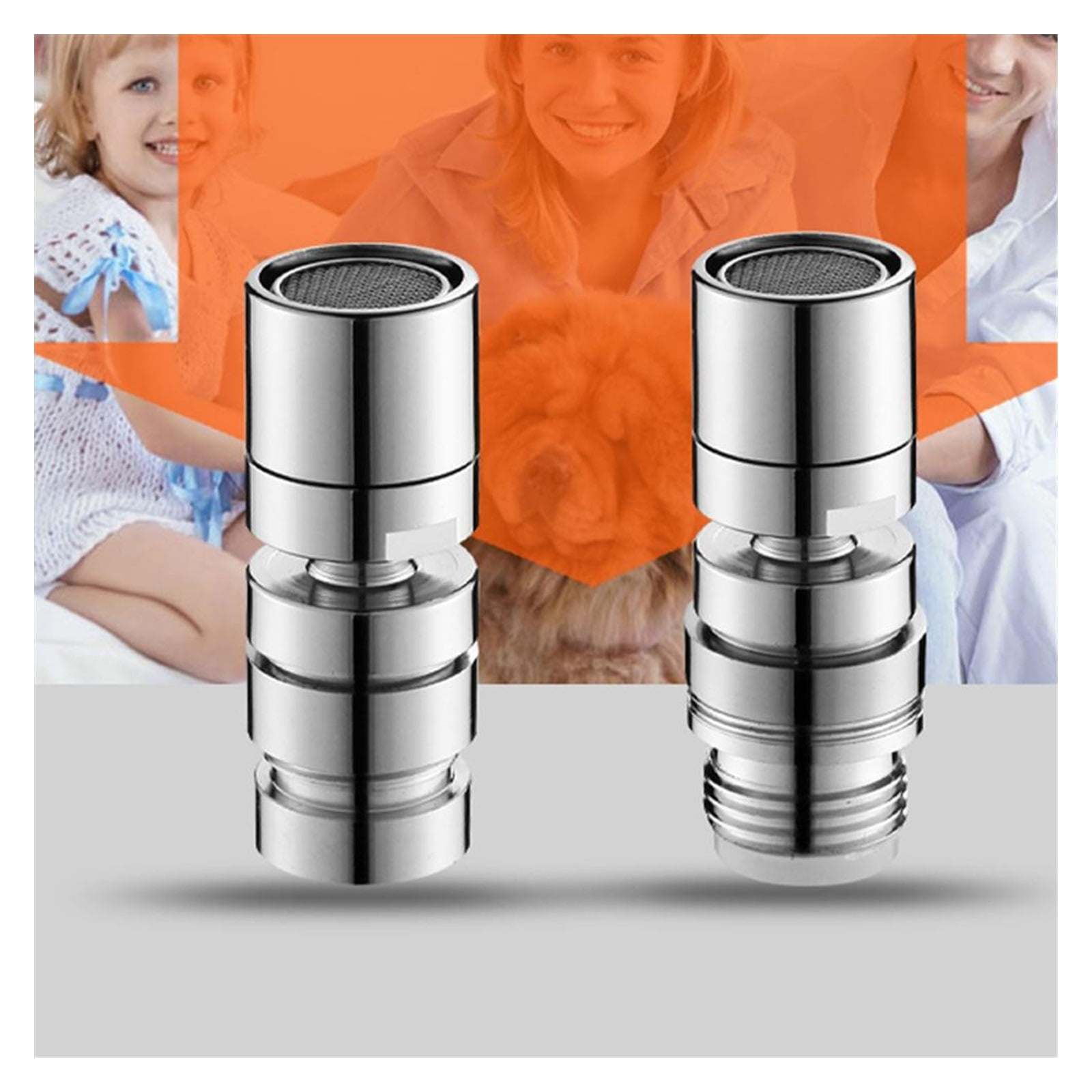 Faucet Nozzle Aerator Rotate Swivel Faucet Nozzle Water Filter Adapter Water Diffuser Kitchen Sprayer Supplies Replacement Parts Bathroom ,Water Saving