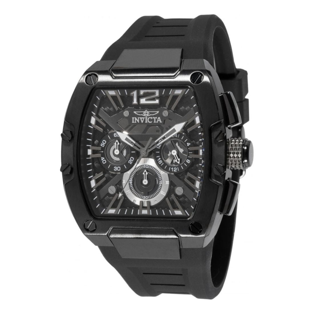 Invicta Men's 38017 Hydromax Quartz 3 Hand Black Dial Watch