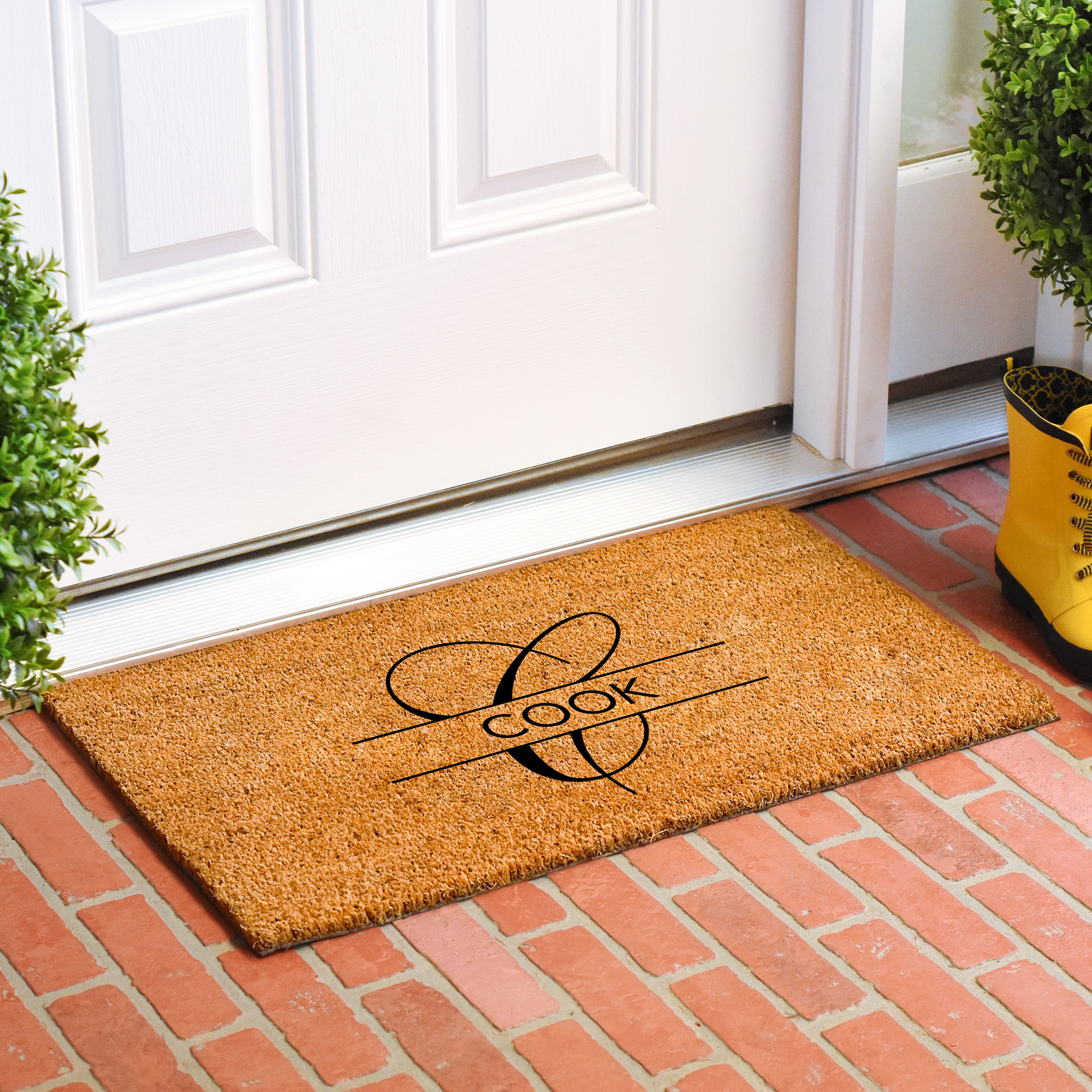 Calloway Mills 111173672 Cook Personalized Doormat 36" x 72"