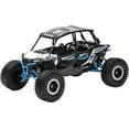 thumbnail image 1 of New Ray Toys 1:18 UTV/ATV Rider Die Cast Model Black | White Polaris RZR XP4, 1 of 1