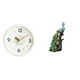 thumbnail image 1 of Reloj de pared moderno de con escultura silenciosa y números grandes, adorno decorativo colgante para el hogar, la oficina, el estudio, el d, 1 of 8