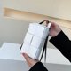 thumbnail image 4 of PU Tejido Pequeño Hombro Cintura Bolso Mujer Crossbody Mini Monedero (blanco), 4 of 9