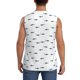 thumbnail image 4 of Balery Cute Shark Camisetas sin mangas para hombre, absorbe la humedad y protege contra el mal olor.-Small, 4 of 7