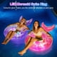 thumbnail image 2 of Float para piscina MoKo para adultos con luces, cola de sirena, inflable de 42 pulgadas, 2 of 8
