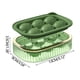 thumbnail image 2 of Cubos de Hielo Maker 6 HUECOS MOLDE Hielo nevera Pequeño Hogar Refrigerador Lattice con tapa, nevera fácil de liberar, alto rendimiento, gran capacidad, para cocina, metal frame, 2-tier, 2 of 9