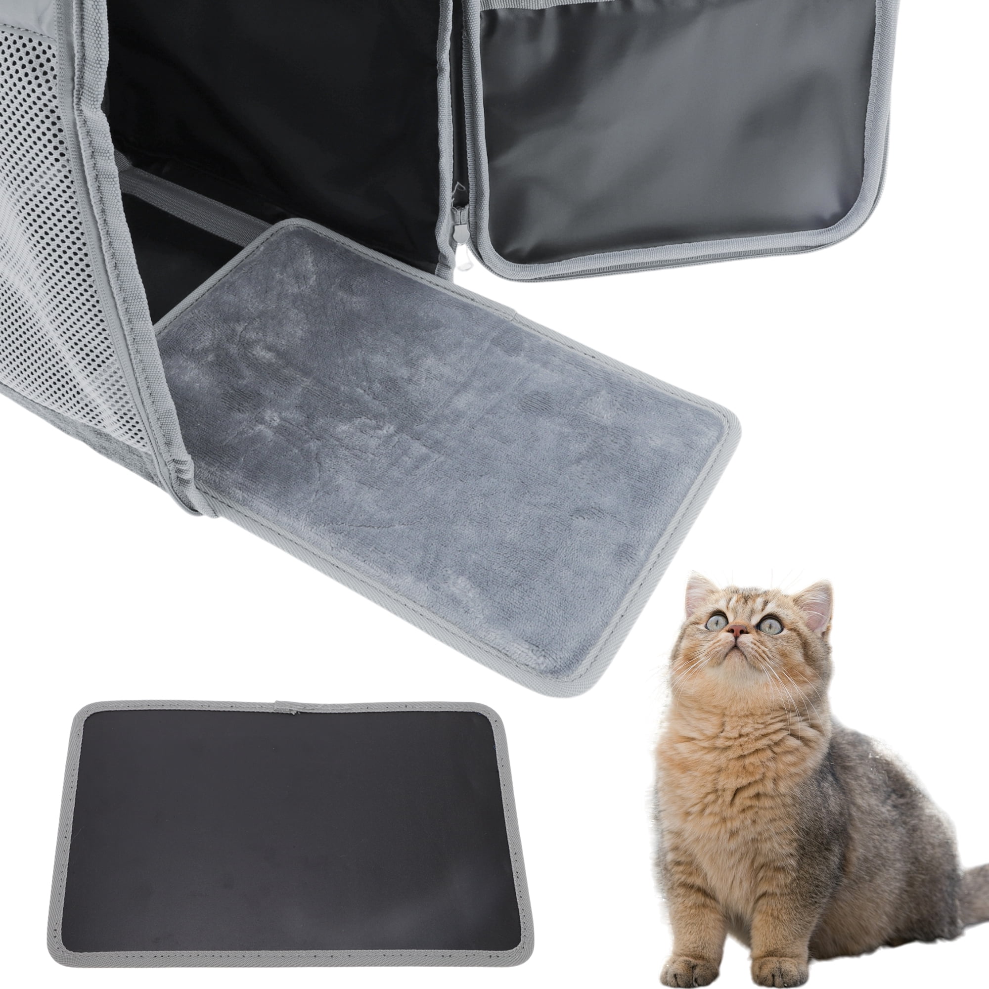 Unique Bargains Comfortable Foldable Pet Backpack for Cats and Small Dogs