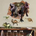 thumbnail image 7 of Yeetfub 3d Peel And Stick Clearance Cartoon Broken Wall Dinosaur Living Room Bedroom Home Background Wall Decoration Sticker, 7 of 7