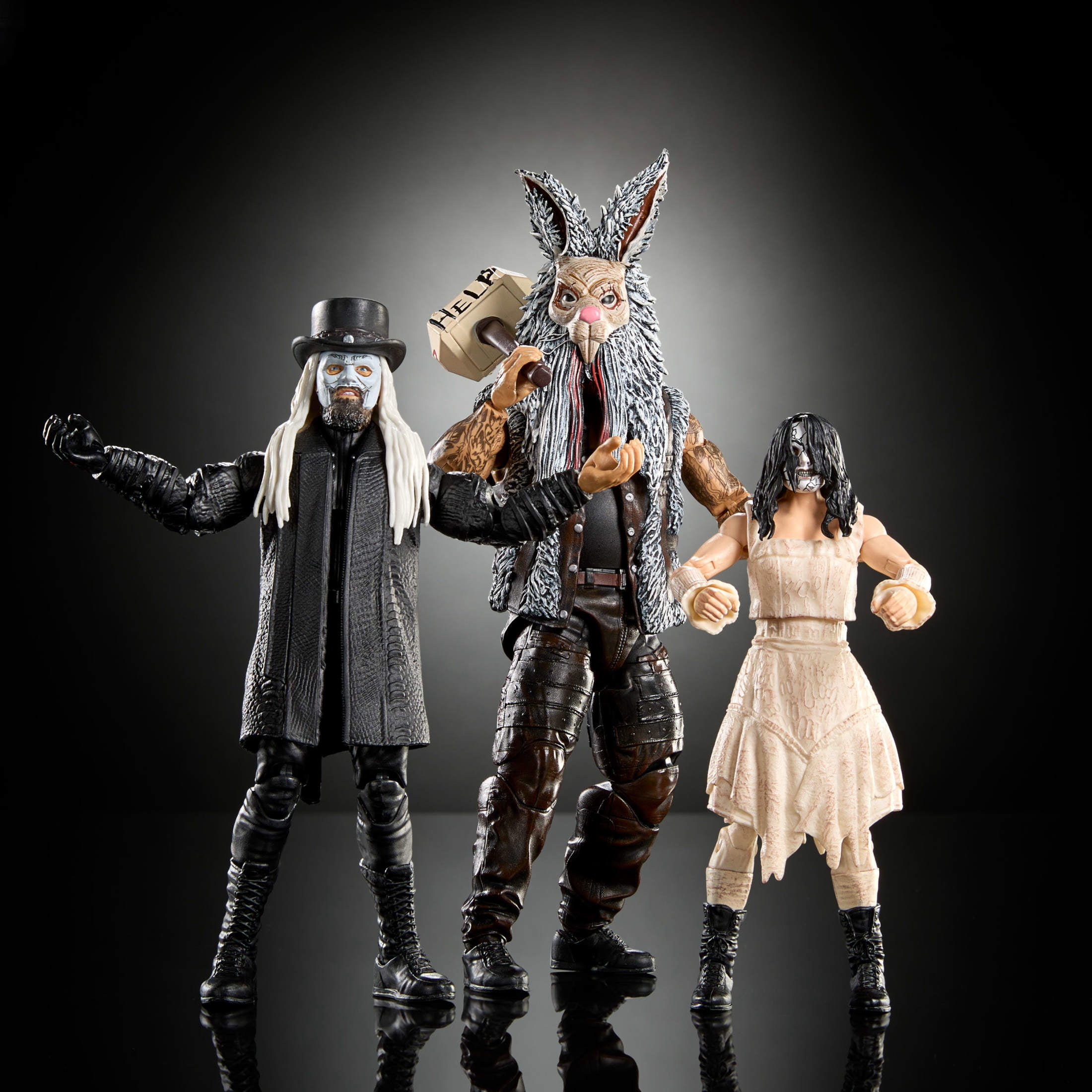 WWE Elite Collection Wyatt Sicks Set of 3 Collectible 6-inch Action Figures & Accessories