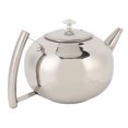 thumbnail image 1 of Stainless Steel Tea Pot with Infuser, Leakproof Tea Kettle Ergonomic Side Handle Tea Kettle Coffee Pot with Detachable Infuser for Blooming Tea & Loose Leaf Tea, 1 of 7