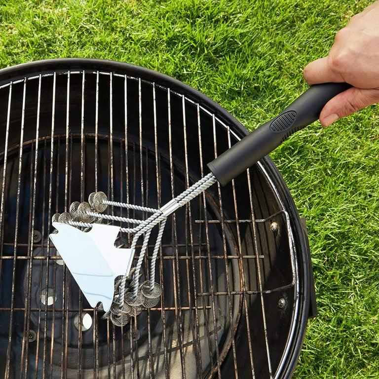 Bristle Free Grill Brush and Scraper, Cleaning Tools for Gas Grill